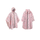 thumbnail image 1 of Poncho impermeable con capucha con cremallera para adultos, flamenco, 1 of 5