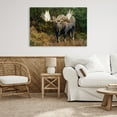 thumbnail image 3 of Stupell Industries Bull Moose Face Off Animals Photography Wrapped Canvas Art Print Wall Art, 45 x 30, 3 of 8