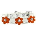thumbnail image 2 of Flower Premium Collar White With Orange Flowers Size 10, 2 of 2