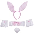 thumbnail image 4 of Rabbit Ears Headbands Tail Rabbit Ears Hair Hoop Rabbit Cosplays Set for Easter, 4 of 13