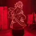thumbnail image 4 of Luz de noche de Anime 3d Kimetsu No Yaiba Tomioka Giyuu Feliz Led decoración de dormitorio infantil, 4 of 4