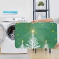 thumbnail image 7 of Bathroom Rugs Sets 3 Piece - Christmas Green Absorbent Non Slip Bath Mats, U-Shape Toilet Lid Cover, Contour Mat, Soft Washable Shower Mats Bath Rug Mat for Bathroom Tub Toilet, 7 of 7