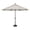 Natural, variant on Simply Shade Catalina Octagon Push Button Tilt Umbrella in Black/Navy