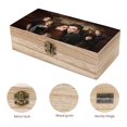 thumbnail image 3 of Crepúsculo Caja Organizadora de Madera Rústica - Caja Decorativa Multifuncional para Escritorio, Hogar, Oficina, Joyas y Manualidades, 3 of 6