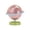 Pink, variant on Lume Wear Globe Shape Double Layer Candy Storage Container A Decorative Clear Dessert Jar With Lid For Wedding Birthday And Home Party. An Airtight Treat Box For Candies And Snacks