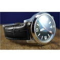 thumbnail image 6 of 26mm Blk Matte Alligator Grain Gld-tone Buckle Watch Band, 6 of 6