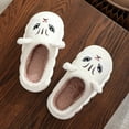 thumbnail image 5 of Fuzzy Cat Slippers for Girls Animal House Shoes with Soft Memory Foam Comfy Plush Warm Slip-on Slippers, 5 of 7