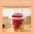 thumbnail image 3 of 2026 Mini Drink Buckets with Lids and Straws,Reusable Plastic Boozy Buckets for Drinks 17/24/35 oz,Clear Drink Cups with Handles for Pool, Beach,Birthday Travel Party Supplies (30PCS,700ml/24oz), 3 of 9