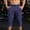 Dark Blue, variant on Maean Mens Capri Pants Workout Gym Running Elastic Waist Drawstring Shorts Casual Baggy Pant with Pockets