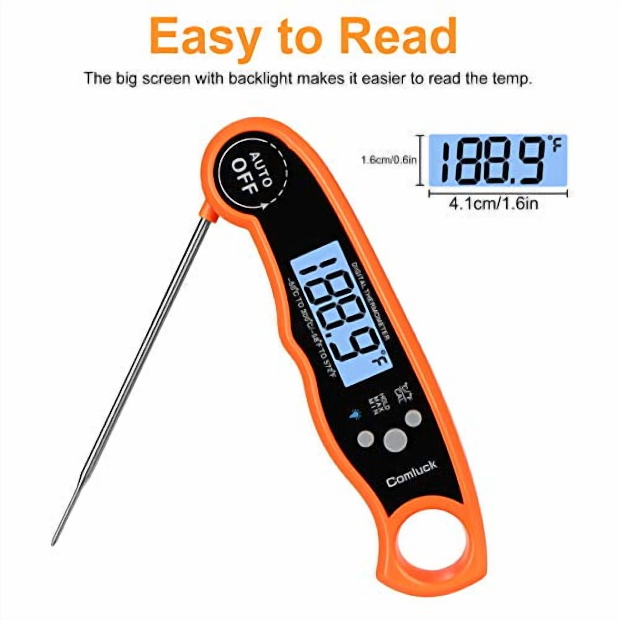 Thermometer - CA001 Digital Oven Cooking Food Min Max Thermometer Magnetic Waterproof with Backlight for Adults Kitchen Grill Steak Outdoor BBQ Barbecue Baking$$Home Decor, Kitchen, & Other