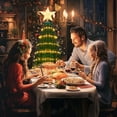 thumbnail image 6 of AWQM multi-size Pop-up Christmas Tree with Light, Pre-Lit Collapsible Artificial Xmas Tree Set of 3, 8 Light Modes Christmas Decor for Indoor Outdoor Holiday Decoration, Easy Assembly, 6 of 8