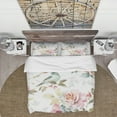 thumbnail image 3 of Designart 'Beautiful Bird Romance II' Cottage Bedding Set - Duvet Cover & Shams, 3 of 4