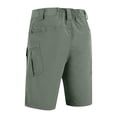 thumbnail image 5 of Zimjoy Men's Tactical Cargo Shorts Water Resistant Quick Dry Multi Pockets 8 Pockets Hiking Shorts (No Belt), Green 2XL, 5 of 8