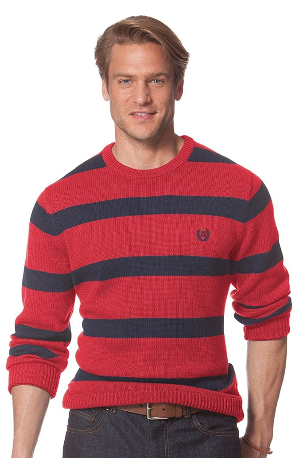 chaps crew neck sweaters