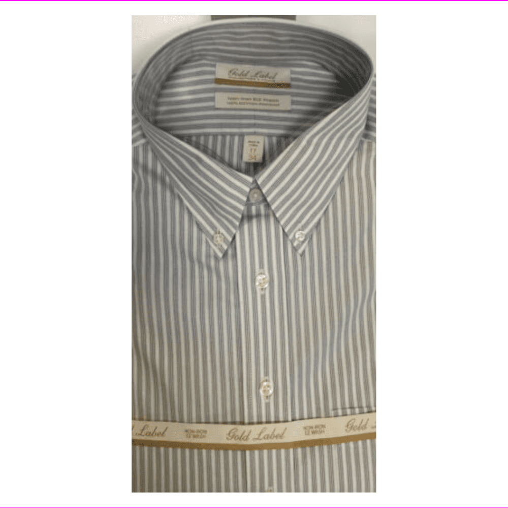 Murano Cotton Dress Shirt, Yellow, 17 
