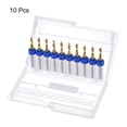 thumbnail image 5 of Uxcell 2.5mm PCB Drill Bits 1/8" Shank Carbide Micro Twist Mini Drill Bits CNC Engraving Drilling Tool, 10 Pieces, 5 of 7