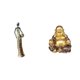 thumbnail image 1 of Figura de escritorio,Figuritas africanas,artesanías,artículos de escritorio coleccionables,Estatua de dama tribal,pieza de arte para decoración del hogar,Estatua de Buda,Figuras de estatuas, 1 of 8