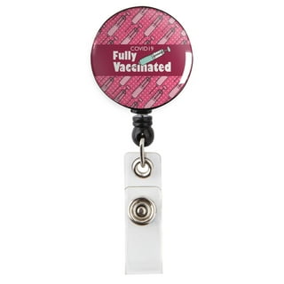 Bulk 25 Pack - Heavy Duty Badge Reel with Metal Cord and Belt Clip