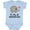 AE-Light Blue, variant on Inktastic 1st Valentines Day Baby Elephant Boys or Girls Baby Bodysuit