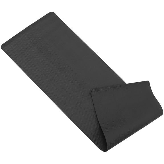 Topbathy Thick Exercise Machine Mat Black Treadmill Pad for Office Space with Shock Absorption 1Pcs