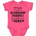 thumbnail image 3 of Inktastic My Dad is a Respiratory Therapist and a Hero Boys or Girls Baby Bodysuit, 3 of 5