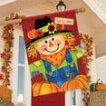thumbnail image 4 of Briarwood Lane Scarecrow and Pumpkins Autumn House Flag, 4 of 4