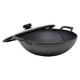 thumbnail image 1 of Meyer Cast Iron 30cm/4.7L Kadai with lid, 1 of 3