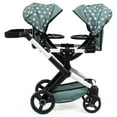 thumbnail image 3 of Bayer Design Doll Pram Xeo Twin Green & White Stars with Shoulder Bag, 3+ Years, 3 of 6