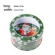thumbnail image 2 of Yuarrent Lata de dulces de Navidad con tapa transparente, latas de galletas con estampado de Papá Noel, contenedores para Baby Shower, para fiesta Kits de decoración para fiestas Verde Yuarrent HA070668-04, 2 of 6