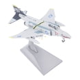 thumbnail image 4 of Modelo de avión de combate a escala 1:100, juguete de avión de aleación fundido a presión, modelo de avión de simulación con soporte de exhibición., 4 of 14
