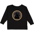 thumbnail image 3 of Inktastic Black Lab Dog Labrador Retriever Boys or Girls Long Sleeve Toddler T-Shirt, 3 of 5