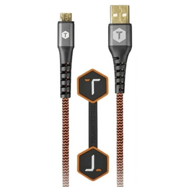 ToughTested Durable Braided Fabric Micro USB Cable, 6'