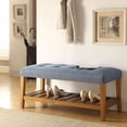 thumbnail image 2 of Banc en Bois, Beige & Chêne, 2 of 2