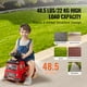 thumbnail image 3 of ¡Regalo de Navidad! VEVOR - Coche de paseo para niños pequeños de 1 a 3 años, coche de carreras, coche de paseo para niños pequeños que se puede poner de pie o sentarse, coche de paseo clásico, rojo, 3 of 9