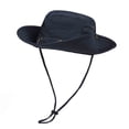 thumbnail image 4 of Bxsruta Unisex Solid Color Outdoor Sun Hat with Adjustable Rope for Hiking Camping, 4 of 8