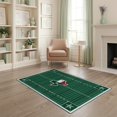 thumbnail image 2 of ODIKA Football Gridiron Field Layout With Bold Star Corner Accents Texas Flowing Pet Friendly & Kids Safe Play for Playroom, Bedroom, Reading Nook, 2 of 7