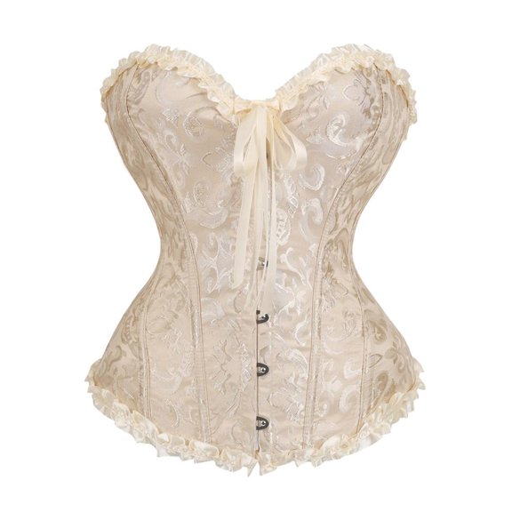 Elegant FullBre--Support Corset Gothic Wedding Shapewear For Special Event