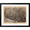 thumbnail image 5 of Art.com 1874, Poughkeepsie 1874 Bird's Eye View 23x29, New York, United States Giclee Print, Black Frame Wall Art, 40" x 32", 5 of 5