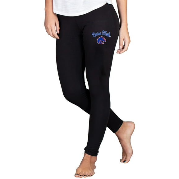 Women's Concepts Sport Black Boise State Broncos Fraction Essential Leggings