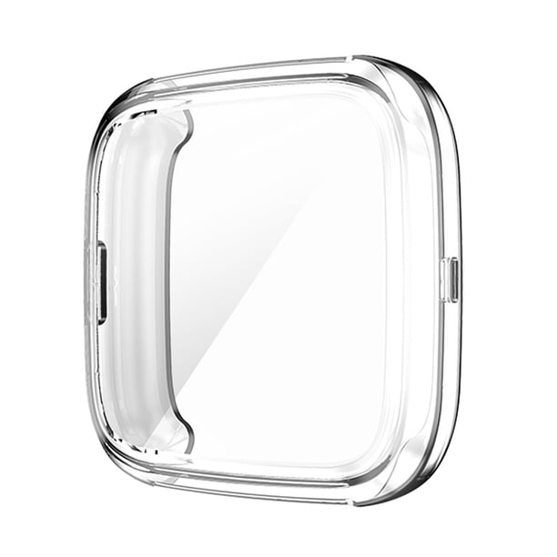 Parachoques de pantalla de reloj inteligente de TPU para Fitbit Versa 2/2SE (transparente)