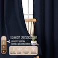 thumbnail image 3 of sasyxdc Grace Grey Curtains 96 Inches Long for Living Room 2 Panels  3D Embossed Textured Geometry Soft Draperies Light Filtering Semi Privacy Curtains for Bedroom Dining Cottage 8 FT Tal, 3 of 7