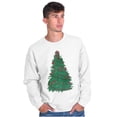 thumbnail image 4 of Classic Vintage Christmas Tree Sweatshirt for Men or Women Brisco Brands S, 4 of 6