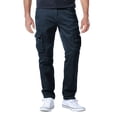 thumbnail image 1 of Pantalones Cargo Match para Hombre Casual al Aire Libre Trabajo Azul, 1 of 5