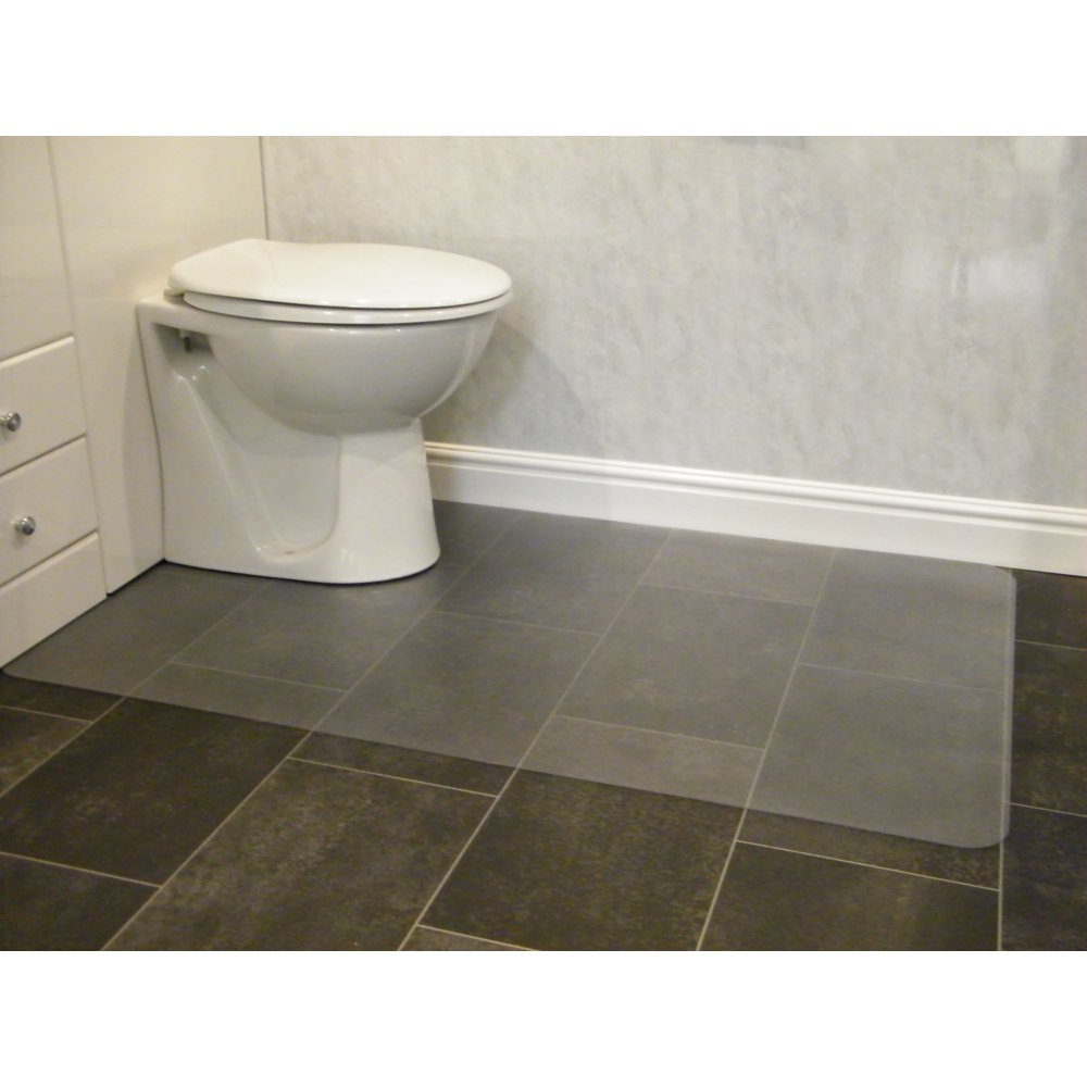 Hometex® AntiMicrobial Vinyl Toilet Mat Rectangular 48" x 24