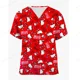 thumbnail image 5 of Tops con estampado de Hello Kitty Para Mujer, Para dentista uniforme de trabajo, enfermera, Uniformes médicos Para Mujer, ropa de trabajo Para Hospital, 2024, 5 of 6