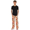 thumbnail image 3 of Pokemon Pajama Pants Men's Fire Type Charmander Chimchar Fennekin PJ Lounge Bottoms, 3 of 6