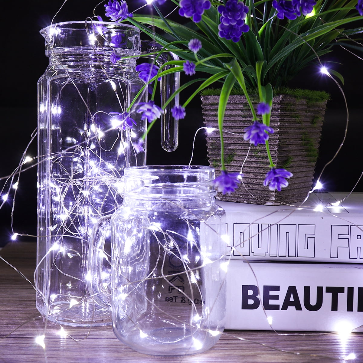 70/120CM Copper/Silver Fairy String Lights,Warm White/White/RGB
