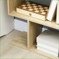 thumbnail image 4 of Bookshelf, HOMCOM 75.5"H Modern S-Shaped 6-Shelf Free-Standing | Walnut Brown | Engineered Wood, 4 of 9
