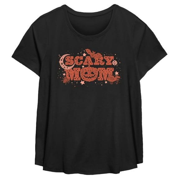 Women's Lost Gods Scary Mom  Graphic T-Shirt
