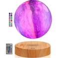 thumbnail image 1 of Magnetic Levitation Moon Lamp, 3D Printed Floating LED Night Light with 16 Color Options & Remote Control for Home Office Decor, 1 of 2